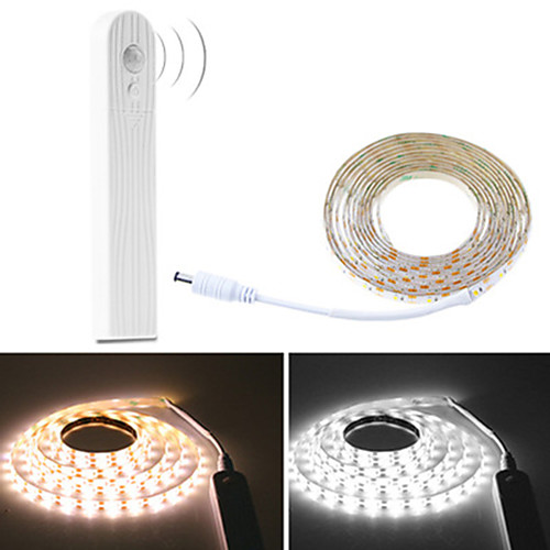 

3m LED Light Strips Flexible Tiktok Lights 180 LEDs 2835 SMD 8mm Warm White White Creative Cuttable Party 5 V 1 set