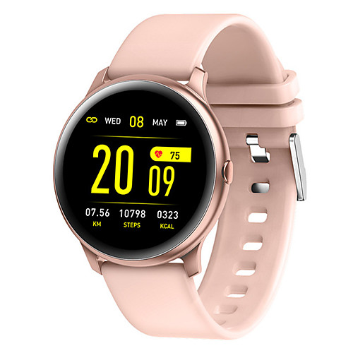 

KW19 Smartwatch Fitness Running Watch Bluetooth Pedometer Call Reminder Activity Tracker Waterproof Touch Screen Heart Rate Monitor IP68 45mm Watch Case for Android iOS Women Men / Sports