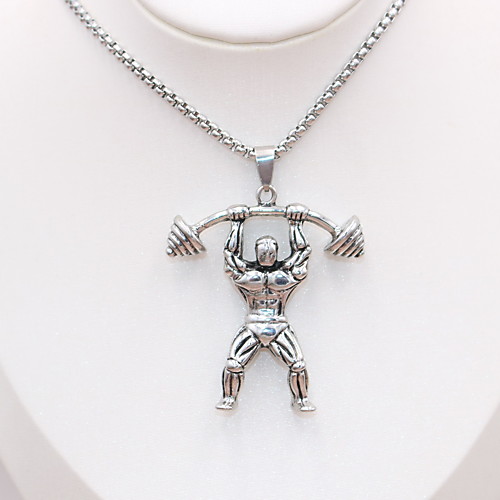 

Women's Men's Pendant Necklace Statement Necklace Classic Mini Unique Design Modern Punk Trendy Silver Plated Chrome Silver 70 cm Necklace Jewelry 1pc For Street Carnival Holiday Club Festival