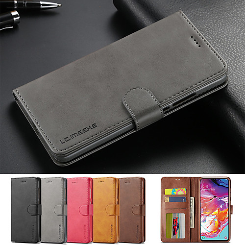 

Leather Flip Stand Magnetic Wallet Phone Case For Samsung Galaxy A90 A80 A60 A20e Cover Card Holder