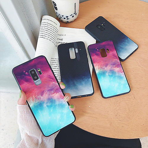 

Phone Case For Samsung Galaxy Back Cover S9 S9 Plus S8 Plus S8 Note 9 Note 8 S10 S10 Mirror Ultra-thin Pattern sky Scenery TPU