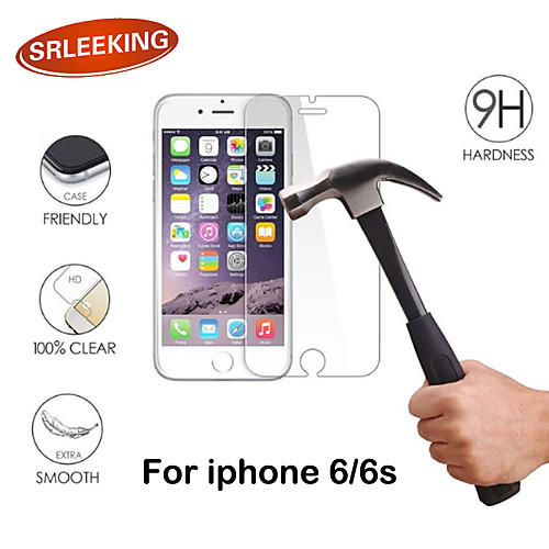 

srleeking protective glass for iphone 6s tempered glass for iphone6/6s screen protector on tempered glass film 9h hd