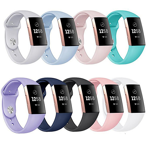 

Watch Band for Fitbit Charge 3 Fitbit Sport Band Silicone Wrist Strap