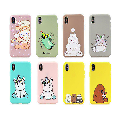 

Case For Samsung Galaxy S9 / S9 Plus / S8 Plus Frosted / Pattern Back Cover Animal TPU