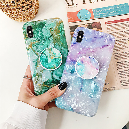 

Case For Apple iPhone XS / iPhone XR / iPhone XS Max with Stand / Pattern Back Cover Marble TPU for iPhone X 8 8PLUS 7 7PLUS 6 6S 6PLUS 6SPLUS