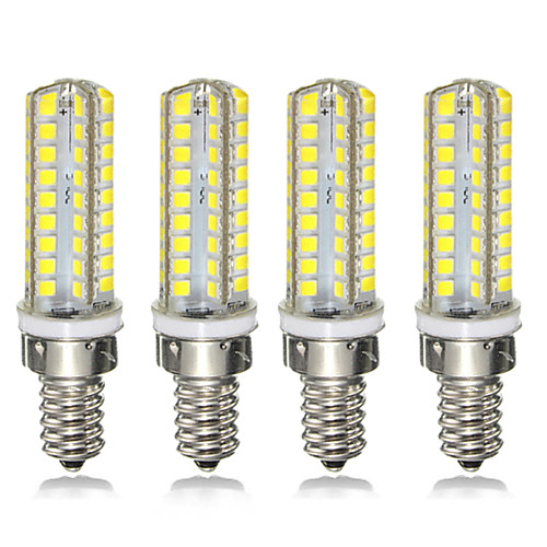 

4pcs 7 W LED Corn Lights 300 lm E14 E12 72 LED Beads SMD 2835 Dimmable 220-240 V 110-120 V