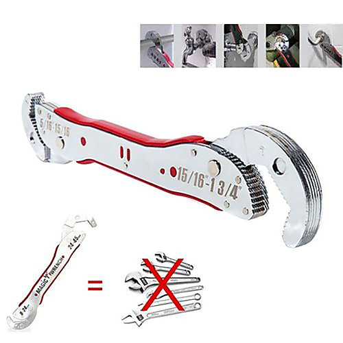 

9-45mm adjustable magic wrench multi-function universal spanner tool sliver color 29.54.34.8cm