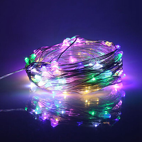 

20m String Lights Outdoor String Lights 200 LEDs 1pc Warm White RGB White Waterproof Party 12 V