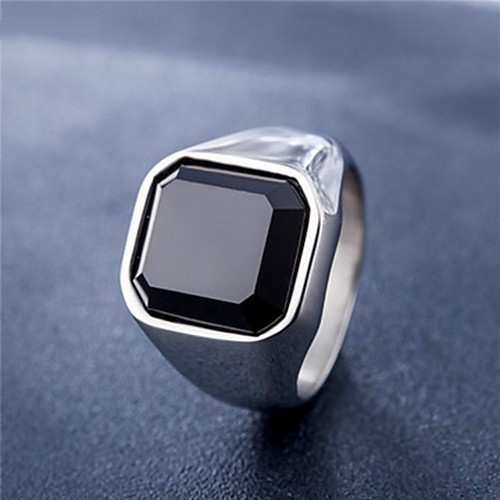 

Men's Band Ring Ring 1pc Gold Silver Titanium Steel Circular Basic Vintage Fashion Daily Jewelry