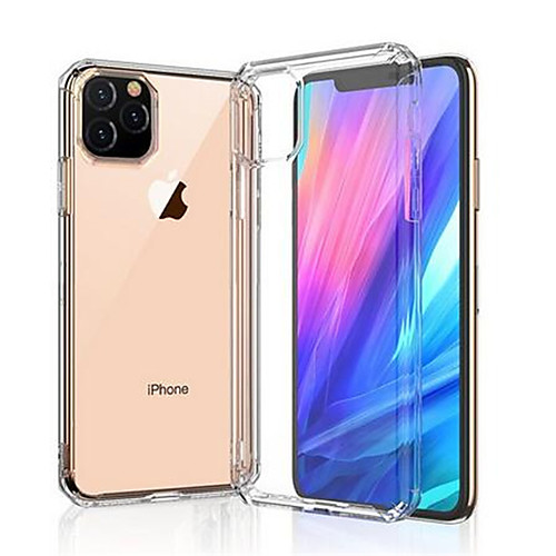 

Case For Apple iPhone SE(2020) Shockproof / Transparent Full Body Cases / Bumper Solid Colored TPU