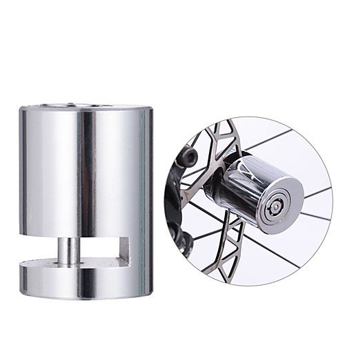 

Disc Brake Lock Portable High Strength Locking Security Durable Anti Theft For Road Bike Mountain Bike MTB Recreational Cycling Fixed Gear Bike Cycling Bicycle Steel Alloy Silver
