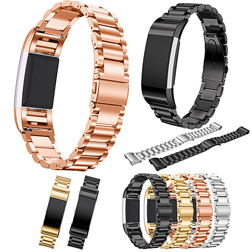 

Smart Watch Band for Fitbit 1 pcs Sport Band Stainless Steel Replacement Wrist Strap for Fitbit Charge 2 18mm