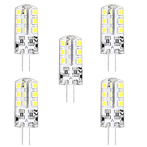 

5pcs 3 W LED Bi-pin Lights 3000 lm G4 T 24 LED Beads SMD 2835 Warm White White 12 V