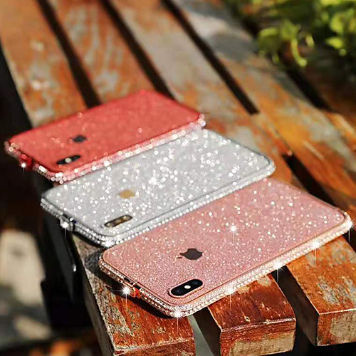

Bling Bling Case For Apple iPhone SE2020 iPhone XR Mobile Phone Case Rhinestone Case Glitter Shine Metal Protective Phone Case for iPhone XS Max iPhone 8plus 7 6splus 6s
