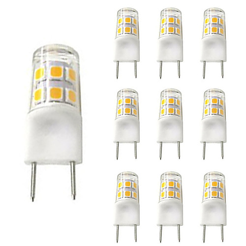 

10pcs 2 W LED Bi-pin Lights 200 lm G8 T 17 LED Beads SMD 2835 Warm White White 110-120 V