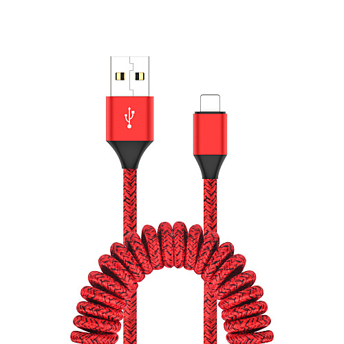 

Lightning Cable 1.2m(4Ft) Retractable / Quick Charge Nylon USB Cable Adapter For iPhone