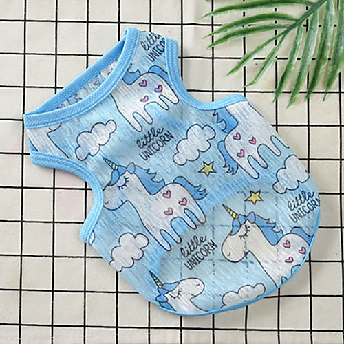 

Cat Dog Shirt / T-Shirt Dog Clothes Blue Costume Terylene Cosplay Wedding American Style XS M L