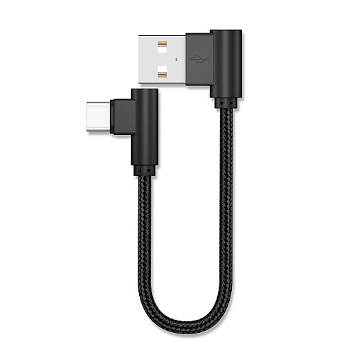 

Type-C Cable 0.2m(0.65Ft) Quick Charge Nylon USB Cable Adapter For Huawei