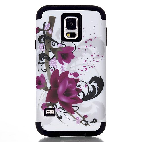 

Phone Case For Samsung Galaxy Back Cover S7 S6 edge S6 Shockproof Flower / Floral TPU PC