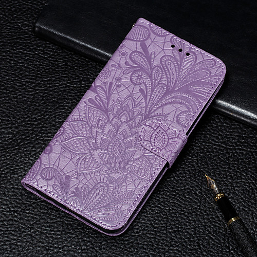 

Case For Samsung Galaxy J6 / J6 (2018) / J6 Plus Wallet / Card Holder / with Stand Full Body Cases Flower PU Leather for J2 Pro(2018) / J6/J6(2018) / J4 / J4 Plus / J6 Plus