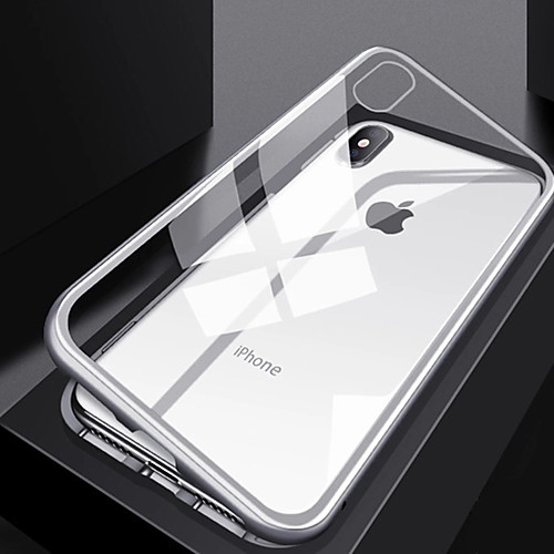 

Case For Apple iPhone XS / iPhone XR / iPhone XS Max Ultra-thin / Transparent Full Body Cases Transparent Tempered Glass / PC