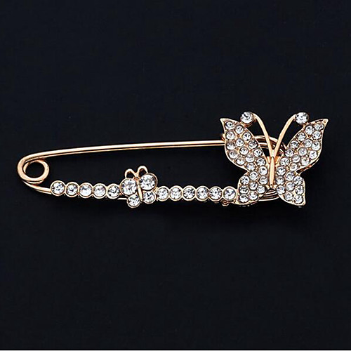 

Women's Brooches Butterfly Stylish Simple Brooch Jewelry Gold For Daily