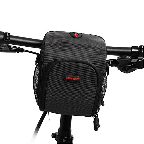 

RHINOWALK Bike Handlebar Bag Cycling Backpack 6 inch Portable Cycling for iPhone 8/7/6S/6 Black Red Brown Mountain Bike / MTB Road Bike Road Cycling