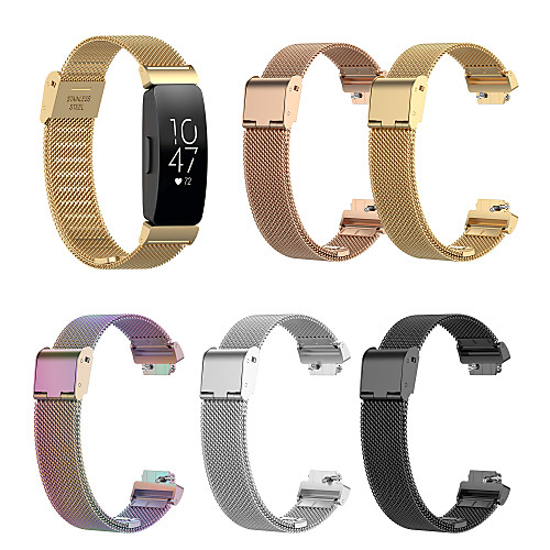 

Smart Watch Band for Fitbit 1 pcs Sport Band Stainless Steel Replacement Wrist Strap for Fitbit Inspire HR Fitbit Inspire 18mm