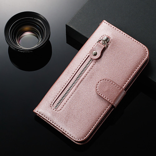 

Case For Google Google Pixel 3a XL / Google Pixel 3a Wallet / Card Holder / with Stand Full Body Cases Solid Colored PU Leather