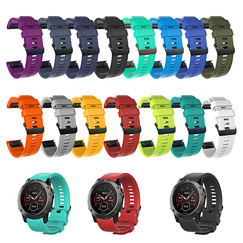 

Watch Band for Fenix 5x Garmin Sport Band / Classic Buckle Silicone Wrist Strap