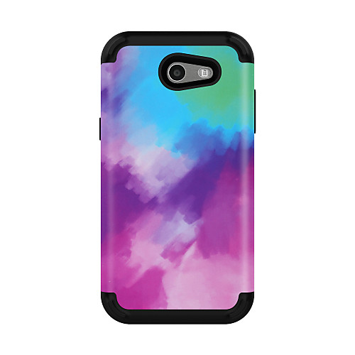 

Phone Case For Samsung Galaxy Back Cover J3 Galaxy J3 Prime Galaxy J3 Pro(2017) Shockproof Color Gradient PC
