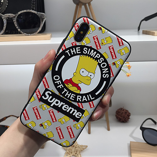

Case For Apple iPhone XS / iPhone XR / iPhone XS Max Ultra-thin / Frosted / Pattern Back Cover Word / Phrase / Cartoon TPU / PC
