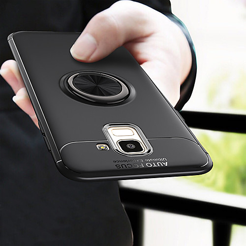 

Luxury Car Magnetic Ring Soft Silicone Case For Samsung Galaxy J6 Plus 2018 J6 2018 Full Cover For Samsung Galaxy J8 2018 J4 Plus 2018 J4 2018 TPU Shockproof Bumper Case
