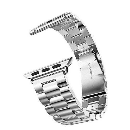 

Watch Band for Apple Watch Series 5/4/3/2/1 Apple Butterfly Buckle Stainless Steel Wrist Strap