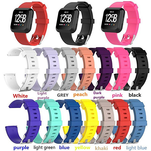 

Smart Watch Band for Fitbit 1 pcs Classic Buckle Silicone Replacement Wrist Strap for Fitbit Versa L S