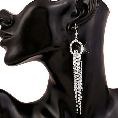 

Women's Drop Earrings Tassel Leaf Precious Classic Fashion Earrings Jewelry Gold / Silver For Party Street Holiday 1 Pair