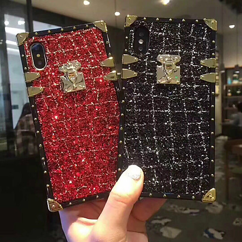 

Case For Apple iPhone XS / iPhone XR / iPhone XS Max Shockproof / Glitter Shine Back Cover Armor / Glitter Shine Metal