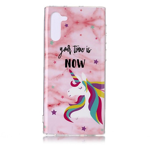 

Case For Samsung Galaxy Note 9 / Note 8 / Galaxy Note 10 Ultra-thin / Pattern Back Cover Animal / Marble TPU