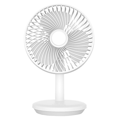 

D76 6-inch Quiet Portable Indoor 4-Speed Desk Fan Angle-adjustable Low Noise USB Rechargeable