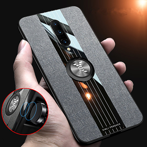 

Fabric Magnetic Ring Holder Soft Frame Cloth Case For One Plus 7 Pro One Plus 7 One Plus 6T One Plus 6 Silicone Tpu edge