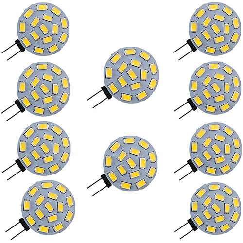 

10pcs 3 W LED Bi-pin Lights 400 lm G4 15 LED Beads SMD 5730 9-30 V
