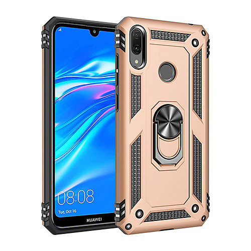 

Luxury Armor Soft Shockproof Case For Huawei Y7 2019 Y7 Pro 2019 Silicone TPU Bumper Case For Huawei Y6 Pro 2019 Y6 2019 Y9 2019 Y5 2019 Car Metal Magnetic Finger Ring Cover