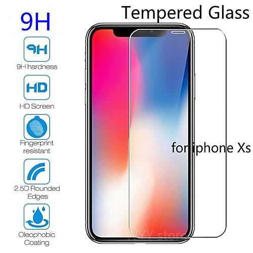 

9h tempered glass for iphone x screen protector film for iphone 7 8 plus 6 6s 5 5s glass on for iphone xs max xr protective film