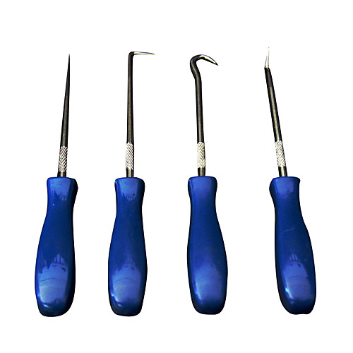 

4Pcs Car Pick and Hook Set O Ring Oil Seal Gasket Puller Remover Craft Hand Tool