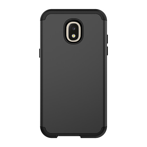 

Phone Case For Samsung Galaxy Back Cover J3 Shockproof Solid Color TPU PC
