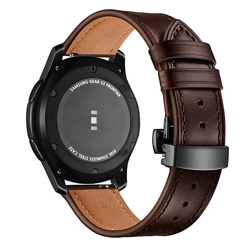 

Watch Band for Gear S3 Classic Samsung Galaxy Sport Band Genuine Leather Wrist Strap