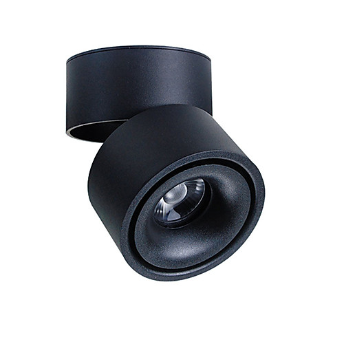 

LED Indoor Ceiling Spotlight 360°Adjustable Mounted COB Lighting 10W 800 lm Aluminum Ceiling Downlight Wall Swivel Lamp