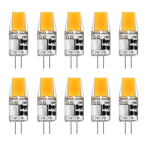 

10pcs 5 W LED Bi-pin Lights 300 lm G4 T 1 LED Beads COB Warm White White 12 V