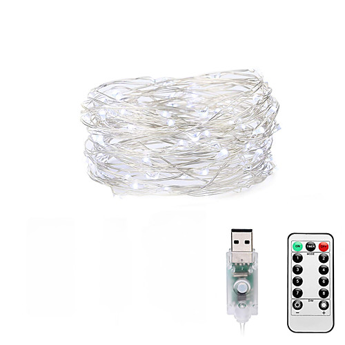 

LOENDE 5m String Lights 50 LEDs Warm White RGB White Waterproof Creative USB 5 V USB Powered