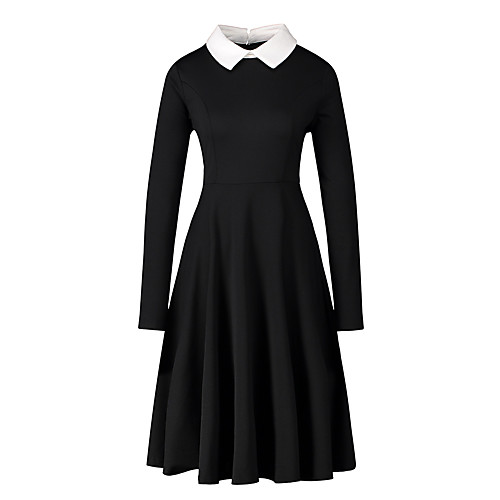 

Audrey Hepburn Dresses Retro Vintage 1950s Little Black Dress Vacation Dress Dress Masquerade Rockabilly Prom Dress Women's Costume Black Vintage Cosplay Party Halloween